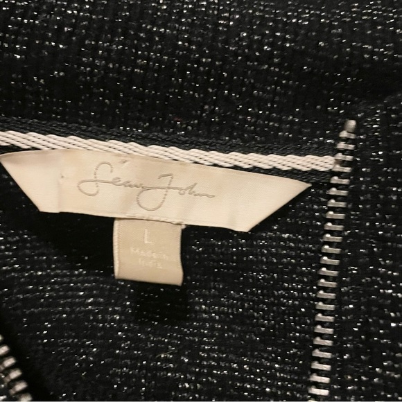Sean John Black Zip Up Sweater Womens Size Large - Picture 3 of 15
